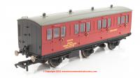 R40359 Hornby 6 Wheel Crew Coach number KDE107E - BR Departmental Red - Signal Works Engineer Colchester -